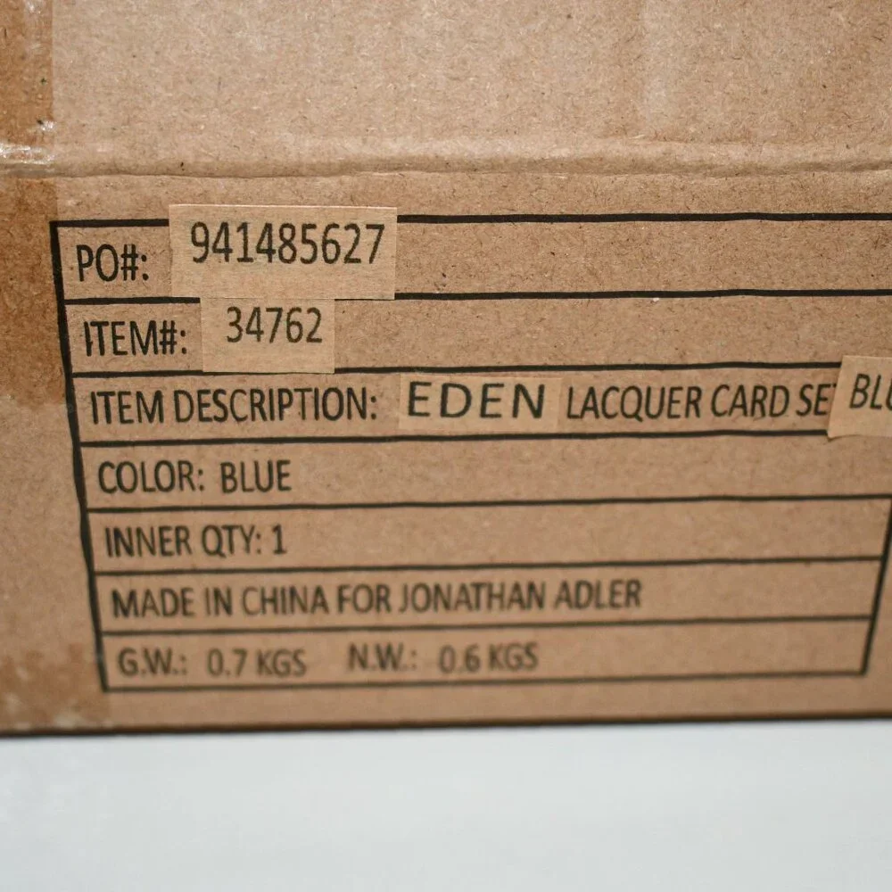 Jonathon Adler Eden Lacquer Card Set # 34762 NIB